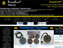 Tablet Screenshot of fusionexcel.my